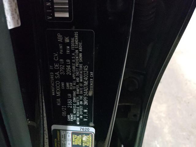 3KPF34AD7ME401245 KIA Forte Gt Line