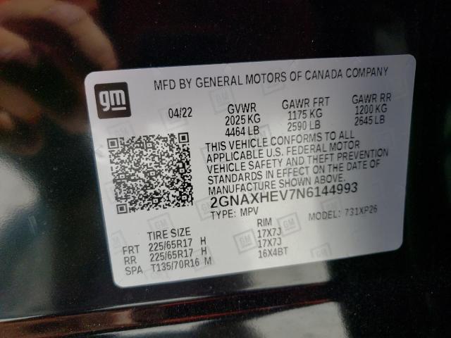 2022 CHEVROLET EQUINOX LS - 2GNAXHEV7N6144993