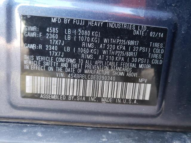 4S4BRBLC0E3290340 Subaru Outback 2.5i Limited
