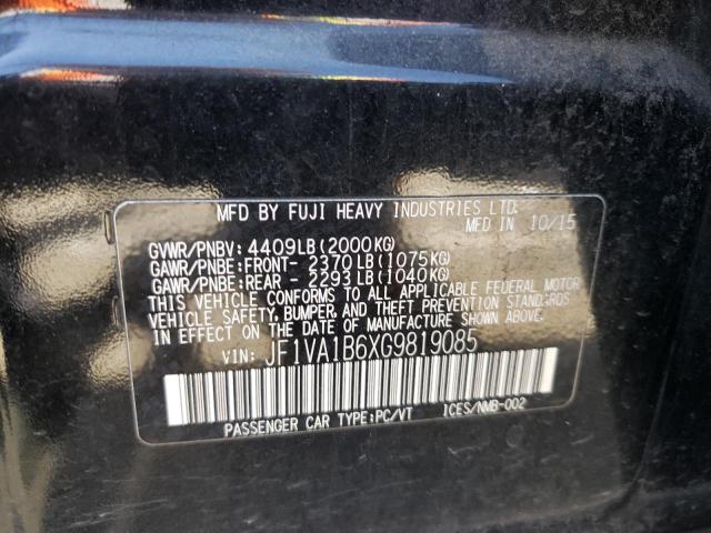 JF1VA1B6XG9819085 Subaru WRX