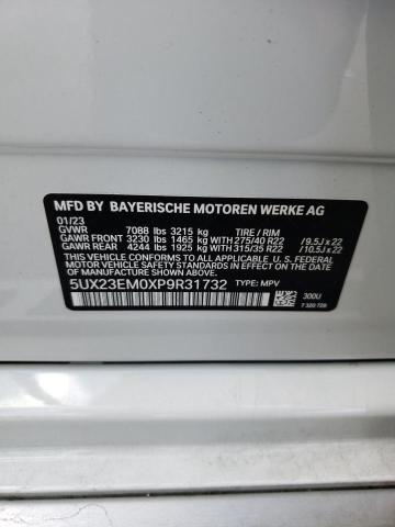 2023 BMW X7 XDRIVE4 - 5UX23EM0XP9R31732