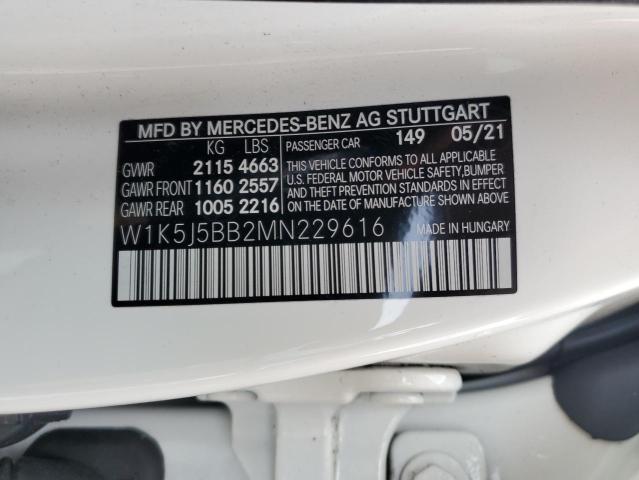 2021 MERCEDES-BENZ CLA AMG 35 - W1K5J5BB2MN229616