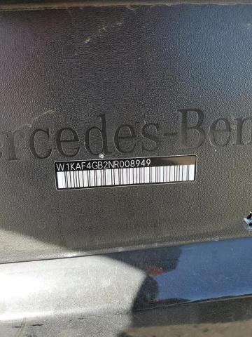 W1KAF4GB2NR008949 Mercedes-Benz C 300