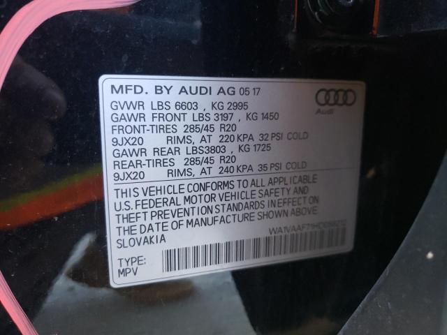 2017 AUDI Q7 PRESTIG - WA1VAAF71HD058212