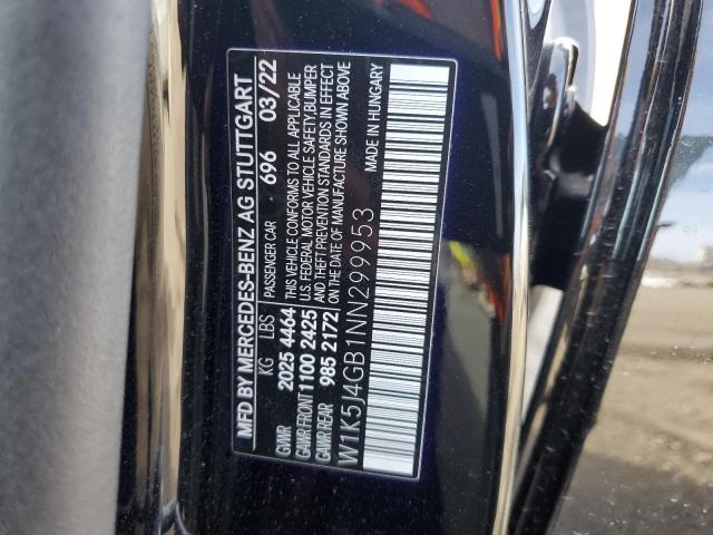 W1K5J4GB1NN299953 Mercedes-Benz CLA 250