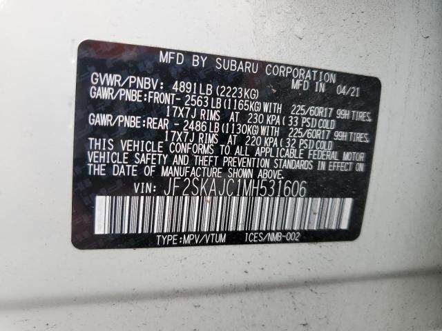 JF2SKAJC1MH531606 Subaru Forester Premium