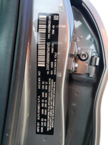 2021 ALFA ROMEO GIULIA TI - ZARFANBN0M7648163