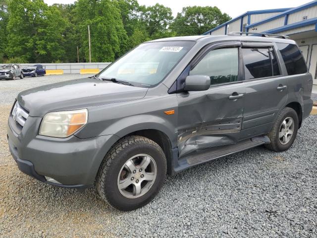 Salvage cars for sale from Copart Concord, NC: 2007 Honda Pilot EXL