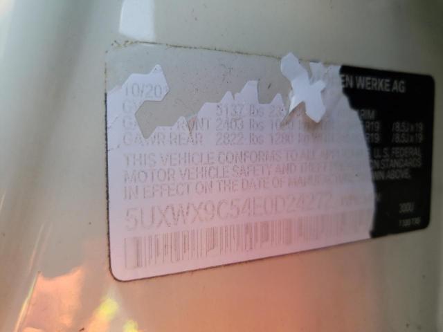 5UXWX9C54E0D24272 BMW X3 Xdrive28i