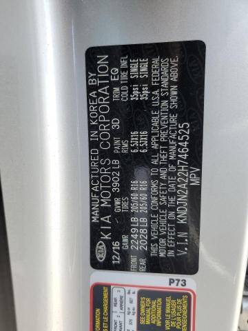 KNDJN2A22H7464525 KIA Soul