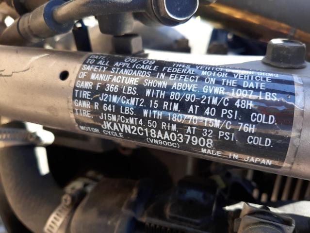 2010 KAWASAKI VN900 - JKAVN2C18AA037908