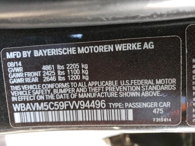2015 BMW X1 XDRIVE3 - WBAVM5C59FVV94496