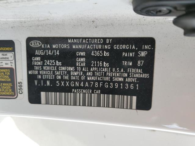 5XXGN4A78FG391361 KIA OPTIMA EX