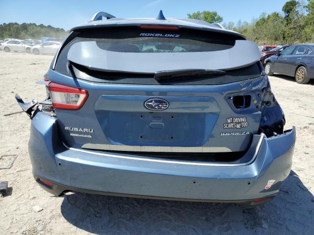 VIN: 4S3GTAU60J3725219 Auction: COPART Lot: 48031803 Location: VA - HAMPTON 4S3GTAU60J3725219 SUBARU IMPREZA 2018 BLUE Photo 6