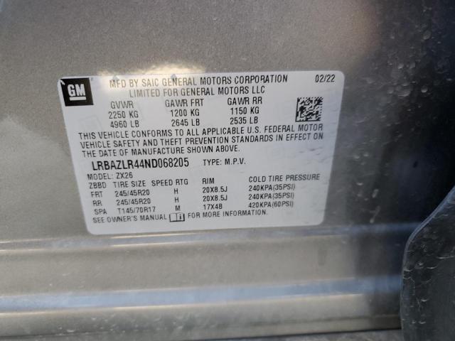 2022 BUICK ENVISION P - LRBAZLR44ND068205