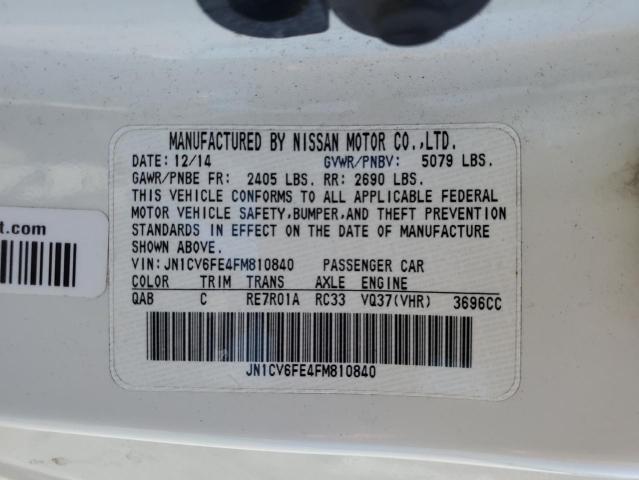 2015 INFINITI Q60 BASE JN1CV6FE4FM810840