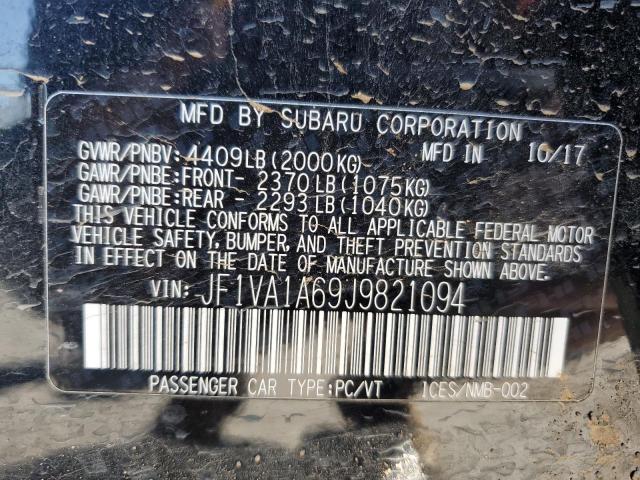 JF1VA1A69J9821094 Subaru WRX