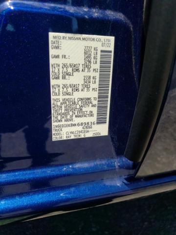 1N6ED1EK8NN689836 Nissan FRONTIER S
