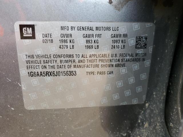 2018 CADILLAC ATS - 1G6AA5RX6J0156353