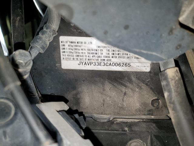 2012 YAMAHA XVS1300 CU JYAVP33E3CA006265