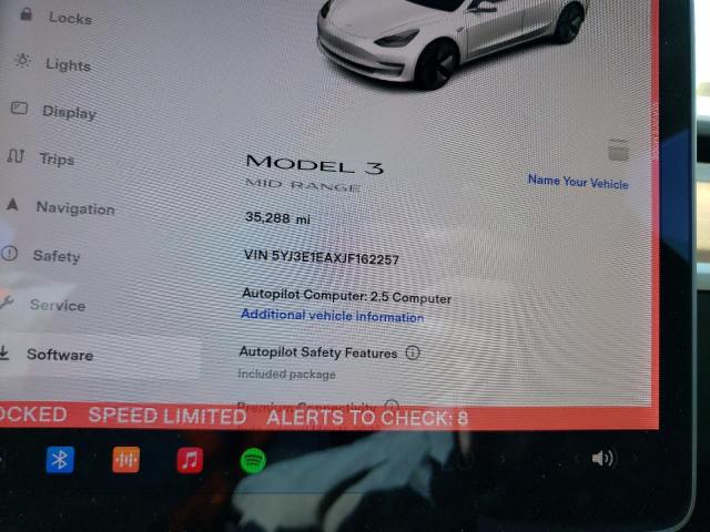 5YJ3E1EAXJF162257 Tesla MODEL 3
