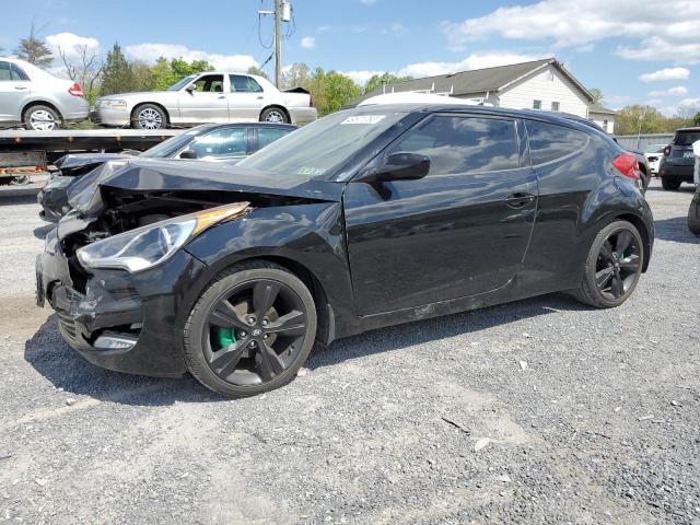 VIN: KMHTC6AD6GU300052 Auction: COPART Lot: 49571783 Location: PA - YORK HAVEN KMHTC6AD6GU300052 HYUNDAI VELOSTER 2016 BLACK Photo 1