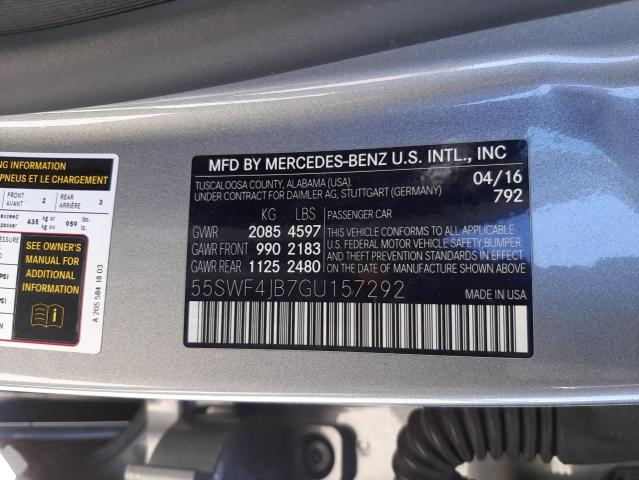 55SWF4JB7GU157292 Mercedes-Benz C 300