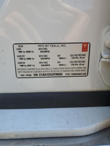 5YJSA1E2XJF296556 Tesla MODEL S