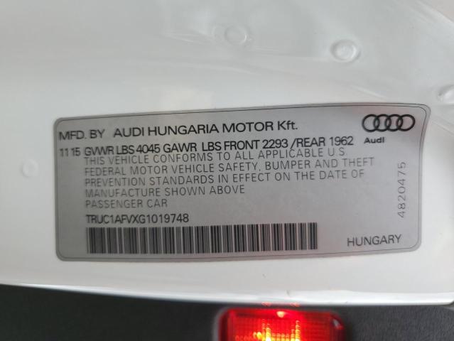 2016 AUDI TTS - TRUC1AFVXG1019748