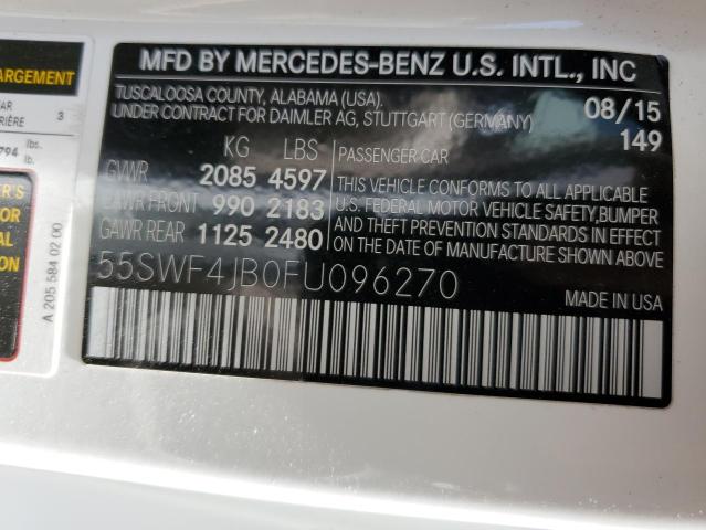 55SWF4JB0FU096270 Mercedes-Benz C 300