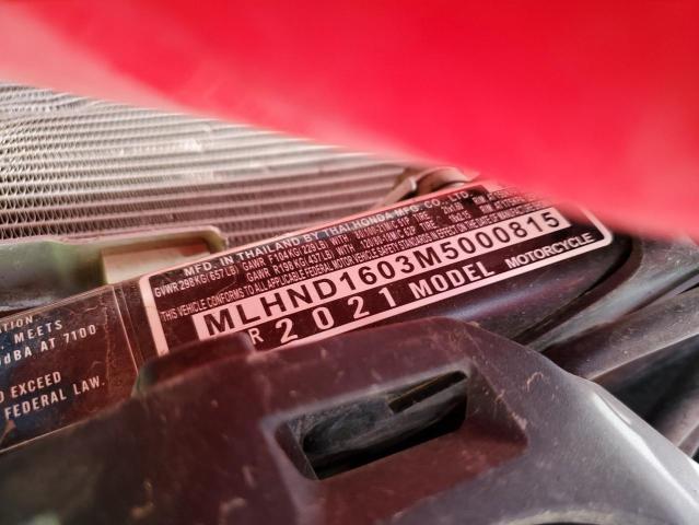 2021 HONDA CRF300 LR MLHND1603M5000815