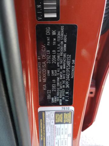 3KPF24AD1PE548152 KIA FORTE LX