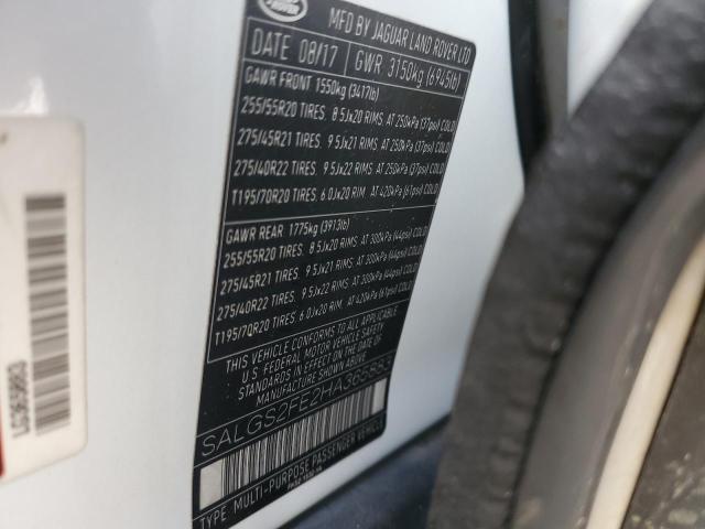 SALGS2FE2HA365883 Land Rover Range Rover Supercharged