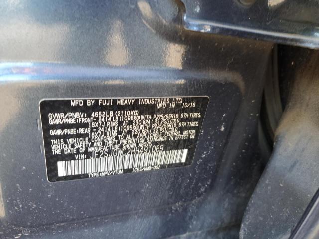 JF2SJGWC2HH491069 Subaru Forester 2.0xt Touring