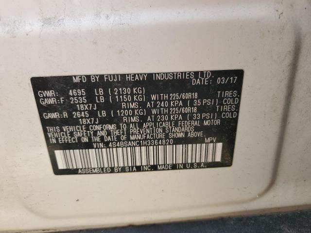 4S4BSANC1H3364820 Subaru Outback 2.5i Limited
