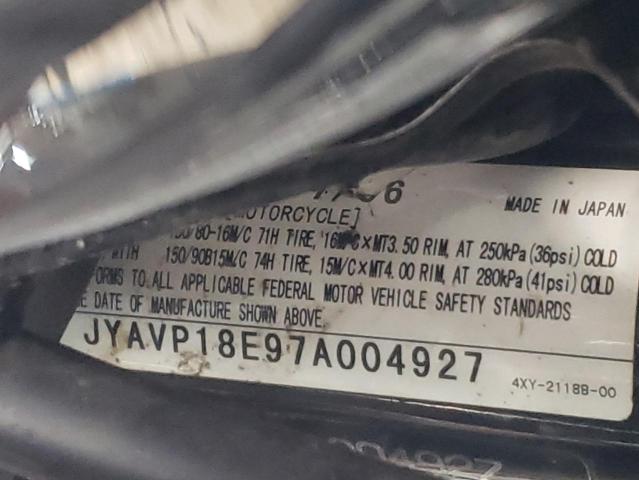 2007 YAMAHA XVZ13 CT - JYAVP18E97A004927