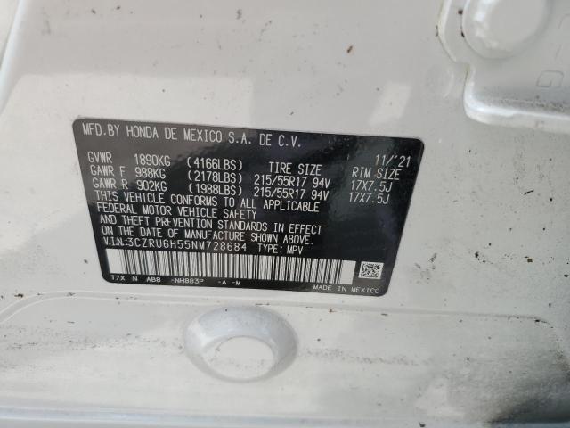 3CZRU6H55NM728684 Honda HR-V EX 13