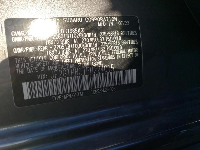 JF2GTHNC7PH224015 Subaru Crosstrek Limited