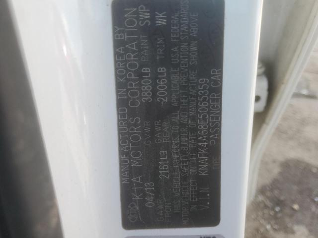 KNAFK4A68E5065359 KIA FORTE LX