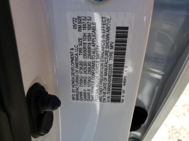 2022 HONDA CR-V EX AW 7FARW2H50NE022076