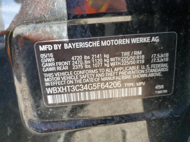 WBXHT3C34G5F64206 BMW X1 Xdrive28i