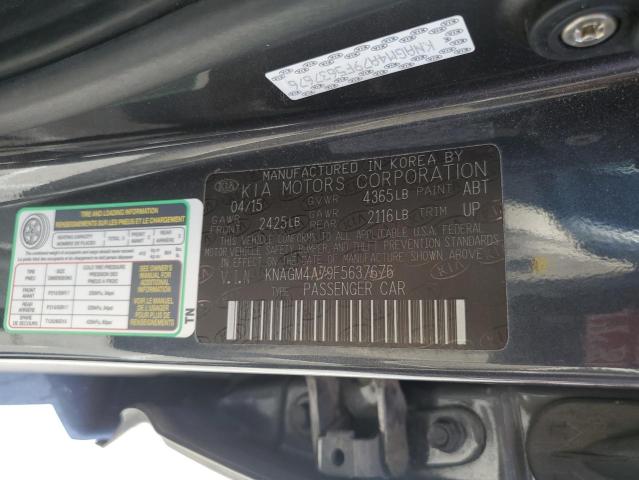 KNAGM4A79F5637676 KIA Optima Lx