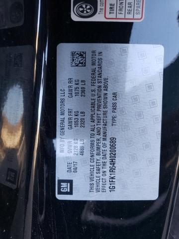 2017 CHEVROLET CAMARO ZL1 - 1G1FK1R64H0200689