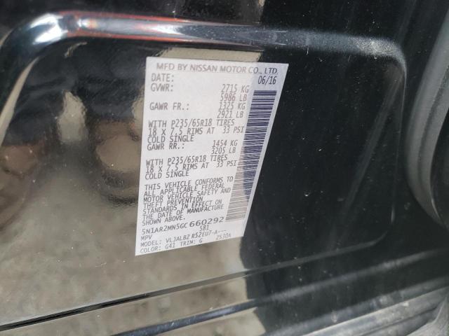 5N1AR2MN5GC660292 Nissan Pathfinder S
