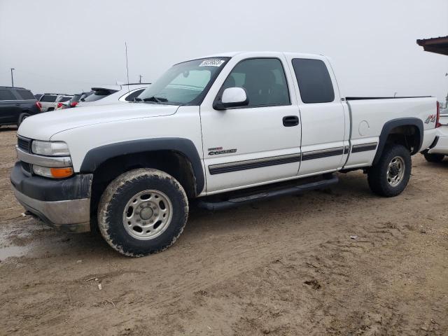 Salvage cars for sale at Temple, TX auction: 2002 Chevrolet Silverado K2500 Heavy Duty