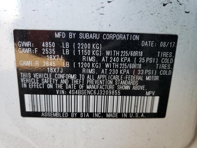 4S4BSENC6J3209855 Subaru Outback 3.6r Limited