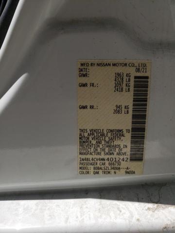 1N4BL4CV4MN401242 Nissan ALTIMA SR