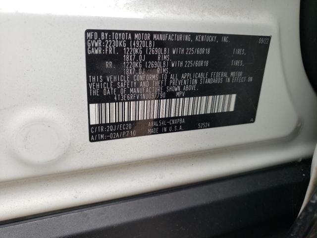 4T3E6RFV1NU097790 Toyota RAV4 XSE