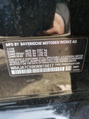 2019 BMW 530 XI - WBAJA7C59KWW16617