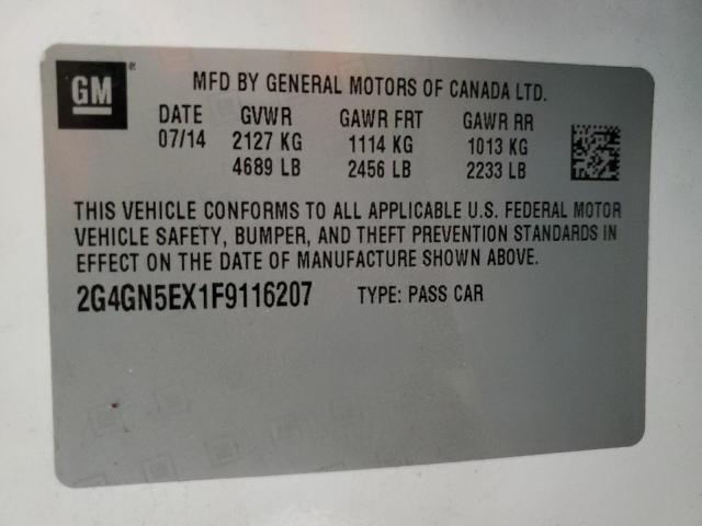 2G4GN5EX1F9116207 Buick Regal Premium